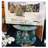 ENT - Holiday Projector, String Lights, Net Lights, and Silicone Candle Bulbs Lot