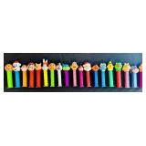 BS - Collection of 17 Vintage Character PEZ Dispensers