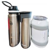 ENT - Set of 7 Insulated Drinkware Tumblers and Bottles Various Brands