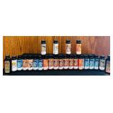 BS - Lot of 21 Redken & Clairol Hair Color Gels with Storage Rack