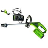 G - Greenworks 40V Cordless String Trimmer with Battery and Charger