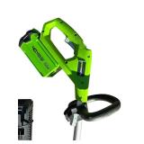 G - Greenworks 40V Cordless String Trimmer with Battery and Charger