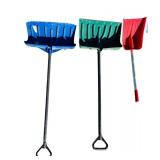 SY - Set of 5 Assorted Snow Shovels with D-Grip Handles