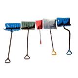SY - Set of 5 Assorted Snow Shovels with D-Grip Handles