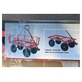 G - Ironton 400-lb Capacity Steel Utility Cart with Pneumatic Tires