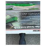 G - Collection of 5 Long-Handled Brooms and Scrub Brushes