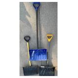 SY - Collection of 6 Snow Shovels Assorted Styles and Sizes