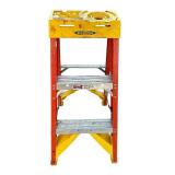 G - Werner 3 ft Extra Heavy Duty Fiberglass Step Ladder, 300 lb Capacity