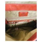 BS - Bosca Leather and Canvas Messenger Bag