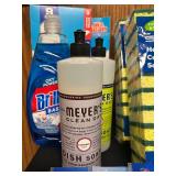 MB - Bulk Lot Cleaning Supplies with Sponges, Dish Soap, and Surface Cleaners