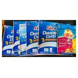 MB - Bulk Lot Cleaning Supplies with Sponges, Dish Soap, and Surface Cleaners