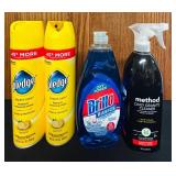 MB - Bulk Lot Cleaning Supplies with Sponges, Dish Soap, and Surface Cleaners