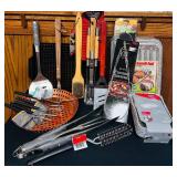 DR - Grilling Tool and Accessory Collection with Pans, Baskets, and Skewers