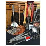 DR - Grilling Tool and Accessory Collection with Pans, Baskets, and Skewers