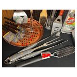 DR - Grilling Tool and Accessory Collection with Pans, Baskets, and Skewers