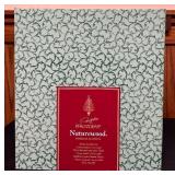 MB - Pfaltzgraff Naturewood Santa Cookie Jar Limited Edition 2000 Holiday Accents