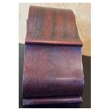 LR - Vintage Wooden Mantel Clock with Key and Chime Movement