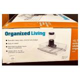 MB - Organized Living 15.75 Inch Extra Deep Sliding Organizer - White