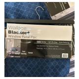 MB - Set of 4 Wallace Blackout Window Panel Pairs in Blue, 76x84 in