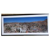 BS - Panoramic Framed Print of Colorful Cityscape