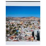 BS - Panoramic Framed Print of Colorful Cityscape