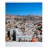 BS - Panoramic Framed Print of Colorful Cityscape
