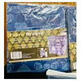 BS - Set of 8 Blue Fabric Storage Drawers 10.5 in x 11 in x 10.5 in