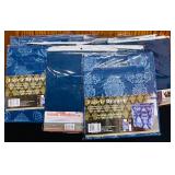 BS - Set of 8 Blue Fabric Storage Drawers 10.5 in x 11 in x 10.5 in