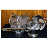 DR - Stainless Steel Kitchen Colanders, Mesh Strainers, and Potato Ricer Set
