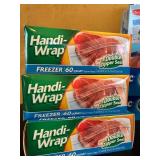 DR - Assorted Food Storage and Trash Bags Collection Including Ziploc, Handi-Wrap, Our Family, Go Green, and More