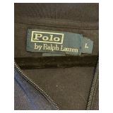MB - Polo by Ralph Lauren Navy Zip-Up Jacket Size Large