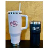 MB - Set of 6 Insulated Travel Tumblers - Milwaukee, Hydro Flask, Vikings, Bass Pro Shops