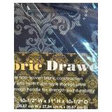 LR - Set of 6 Collapsible Fabric Storage Drawers