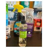 MB - Household Cleaning and Laundry Supply Lot with Light Bulbs and Filters