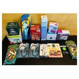 K - Assorted Household and Office Items Including Electronics and Accessories