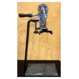 K - Vintage Roger Estate Wine Bottle Corkscrew Opener with Granite Base and Tabletop Stand