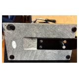 K - Vintage Roger Estate Wine Bottle Corkscrew Opener with Granite Base and Tabletop Stand