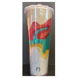 K - Collection of 7 Assorted Thermal Tumblers and Water Bottles Including Hydro Flask, Camelbak, and Starbucks