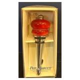 K - Kitchen Storage and Serveware Lot with Pfaltzgraff Bowl, Pyrex, Anchor Hocking, Red Ramekins, and Bombay Prep Bowls