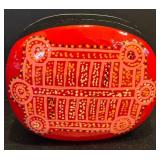 K - Set of 3 Vintage Trinket Boxes - Wood Carved, Painted & Decorative Styles