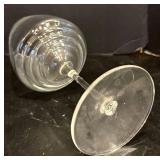 K - Set of 9 Luigi Bormioli Italian Wine Glasses