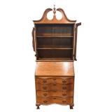 MB - Beautiful Vintage Secretary Desk Hutch