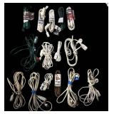 LL  - Collection of 15 Household and Holiday Extension Cords, Various Lengths