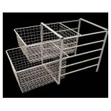 LL  - Lee Rowan Metal Storage Bin Rack