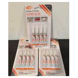 LL  - Lot of Household Repair and Craft Supplies Including Stain Markers, Super Glue, Adhesives and More