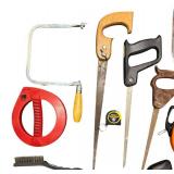 LL  - Assorted Hand Tools Including Saws, Hammers, Screwdrivers and More