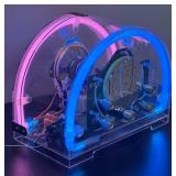 O - Audiosound AM/FM Neon Radio Cassette Player Model: 88020