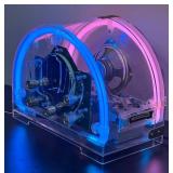 O - Audiosound AM/FM Neon Radio Cassette Player Model: 88020