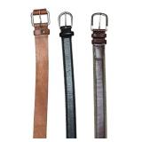 O - Collection of 6 Assorted Leather and Fabric Belts by Marshall Fields, Lucky Brand and More