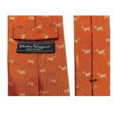 O - Set of 2 Salvatore Ferragamo Silk Neckties